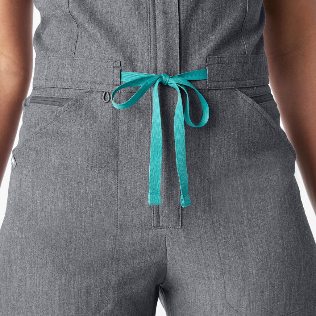 Rafaela Wide-Leg ScrubJumpsuit™ - Graphite