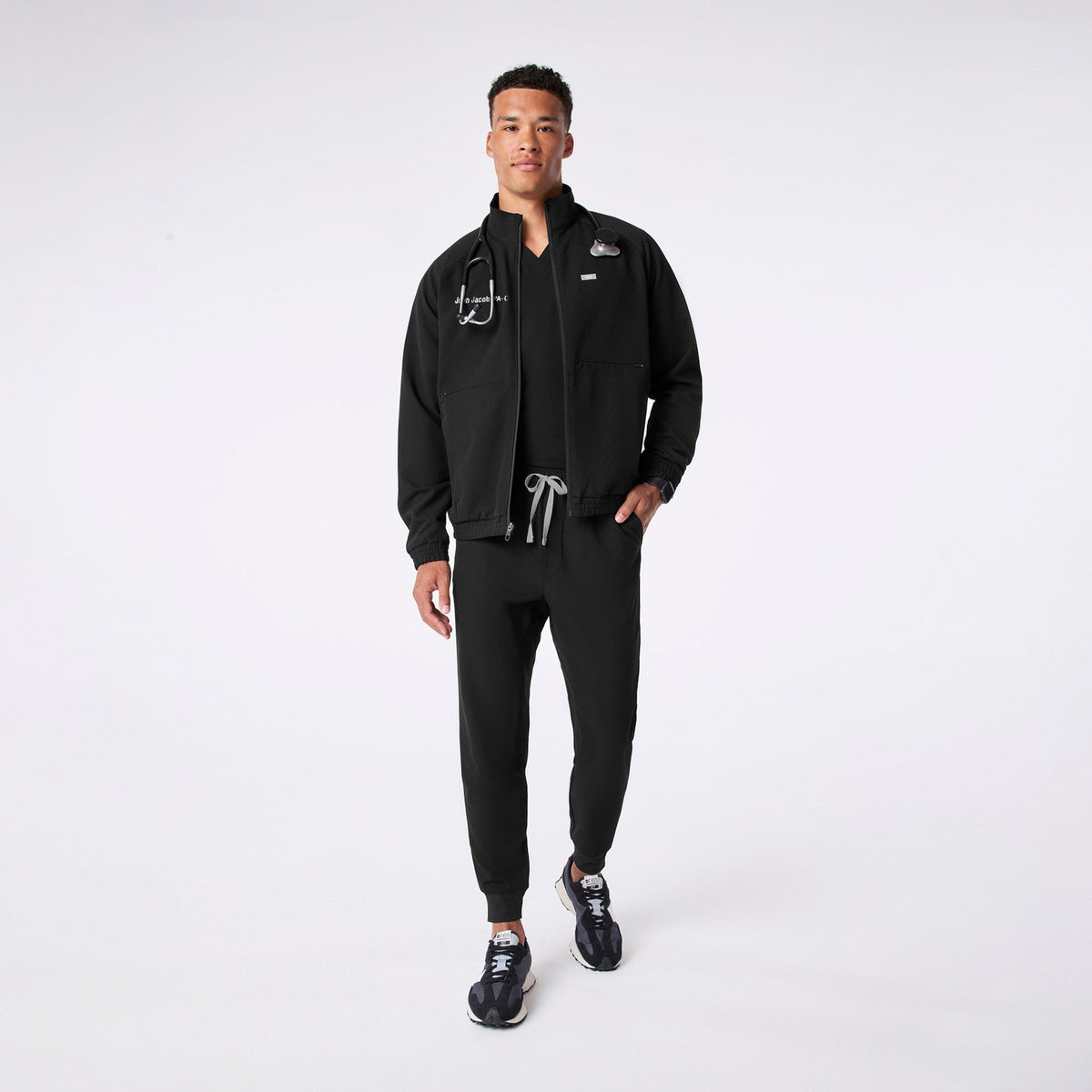 Cobaki Scrub Jacket - Black