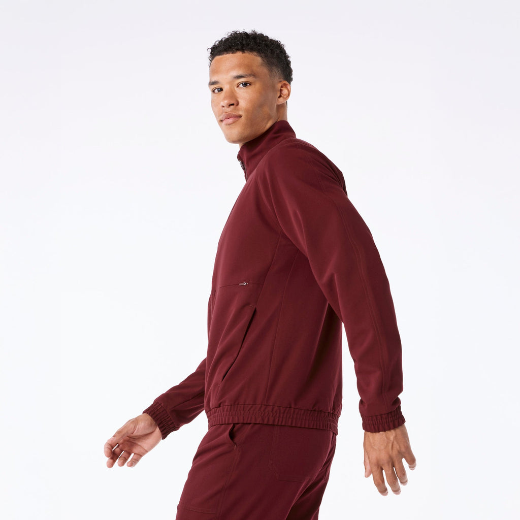Cobaki Scrub Jacket - Burgundy