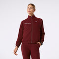 Sydney Scrub Jacket - Burgundy