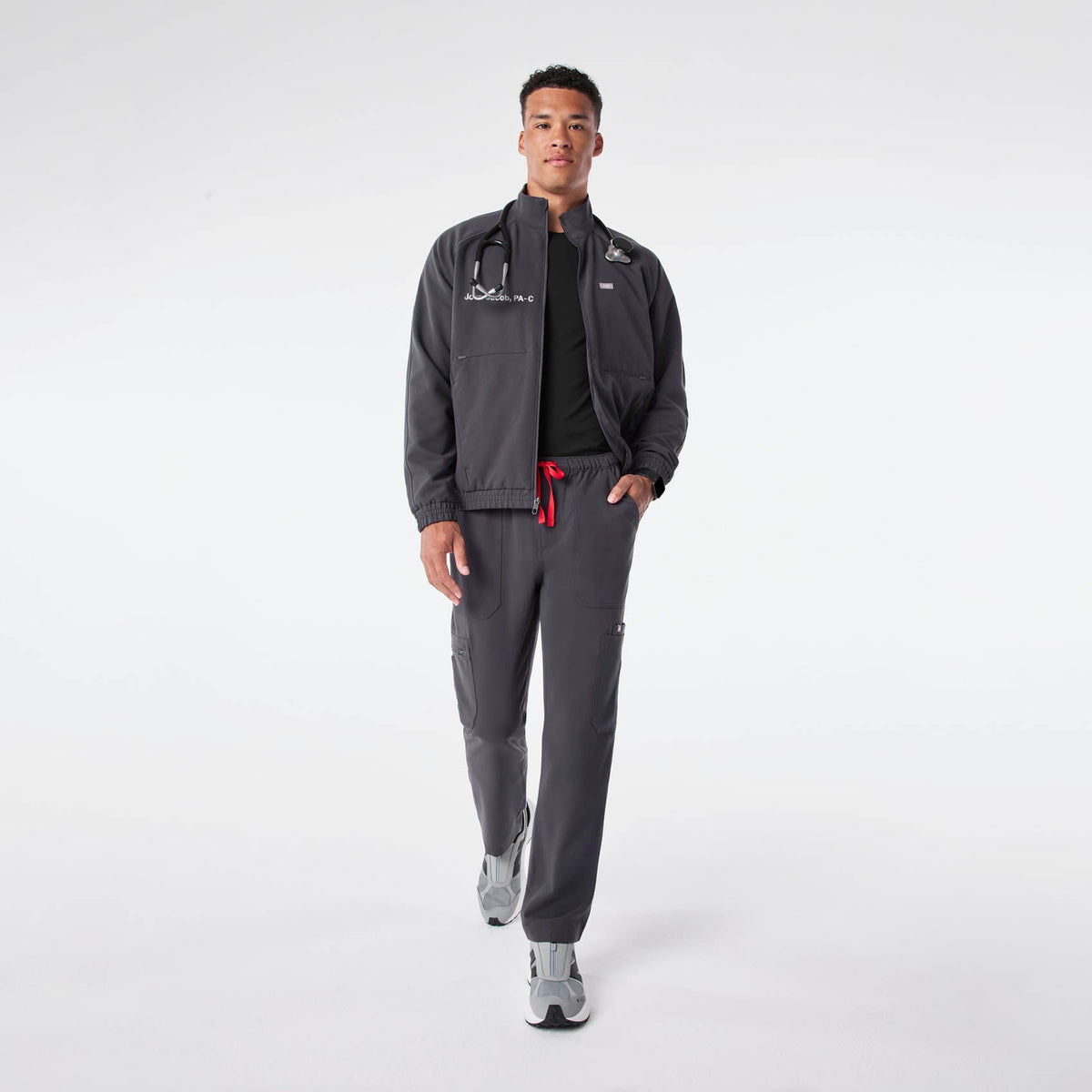 Cobaki Scrub Jacket - Charcoal
