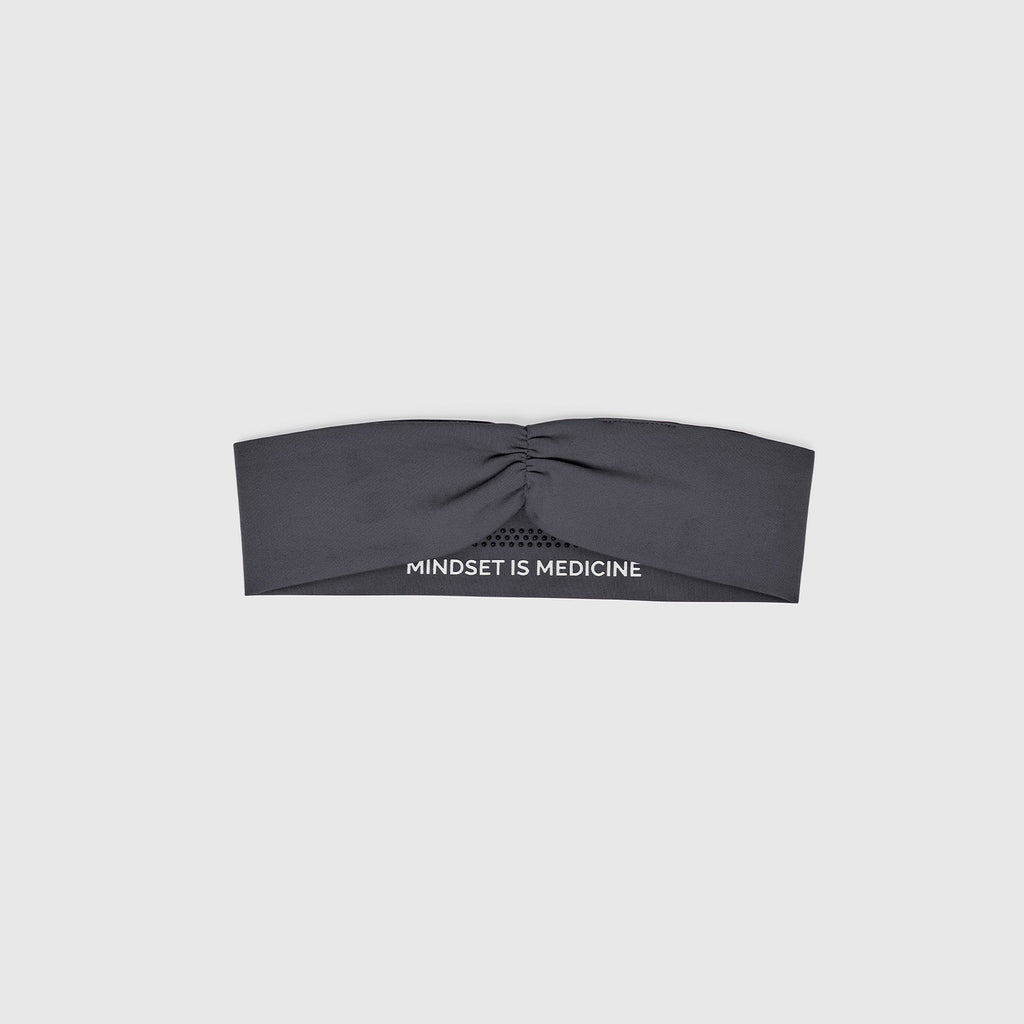FIGS Cinched Headband - Charcoal