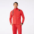 ContourKnit Scrub Jacket™ - Hibiscus