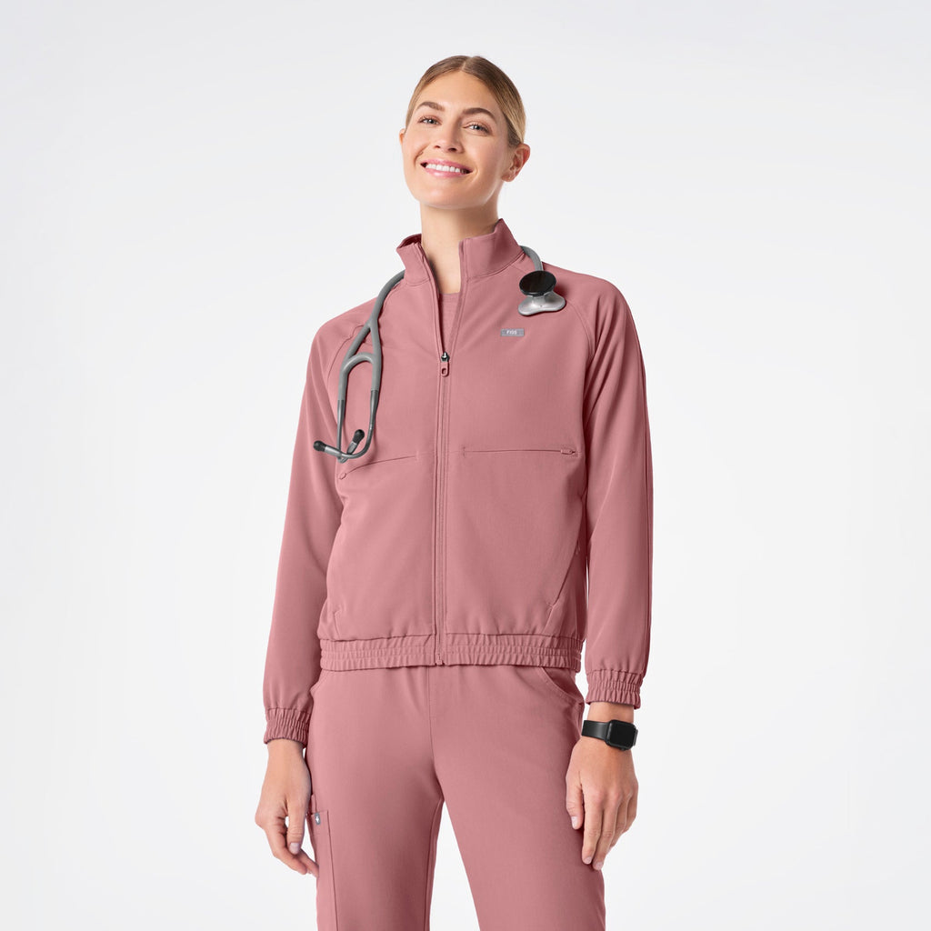 Sydney Scrub Jacket - Mauve