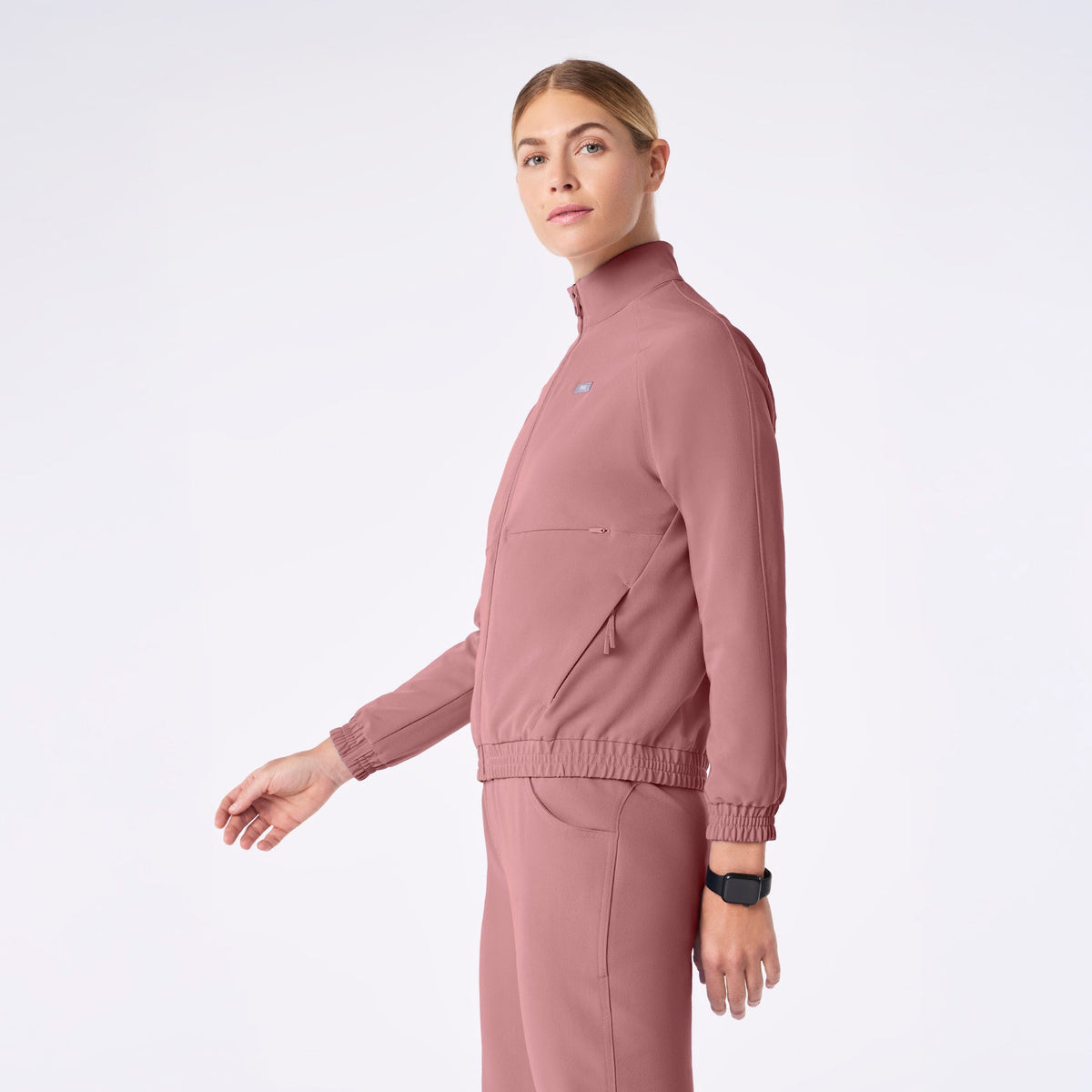 Sydney Scrub Jacket - Mauve