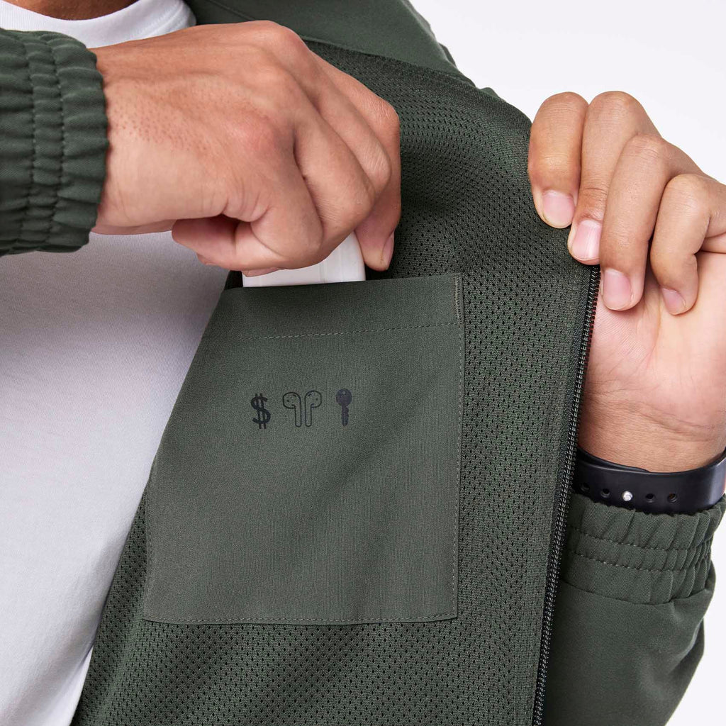 Cobaki Scrub Jacket - Moss