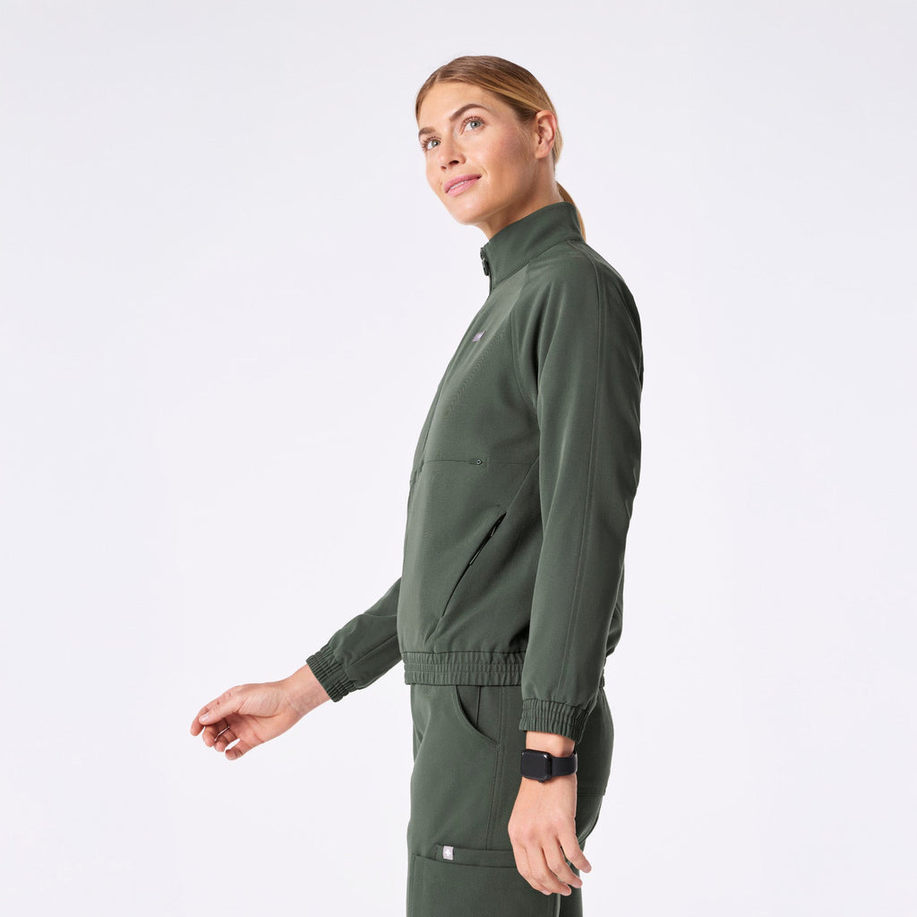Sydney Scrub Jacket - Moss