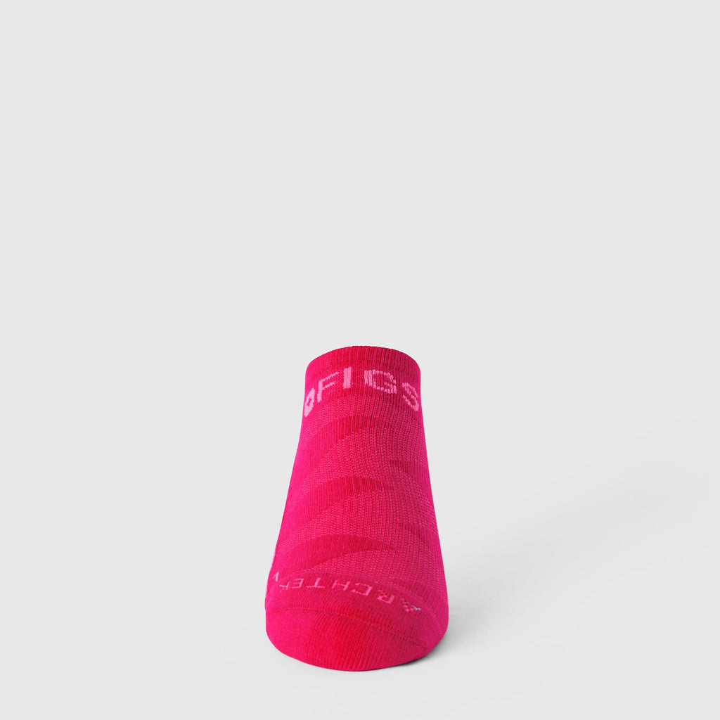 FIGS | ArchTek® Ankle Socks - F*ing Pink
