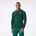 Makato Seamless Long-Sleeve Underscrub - Hunter Green