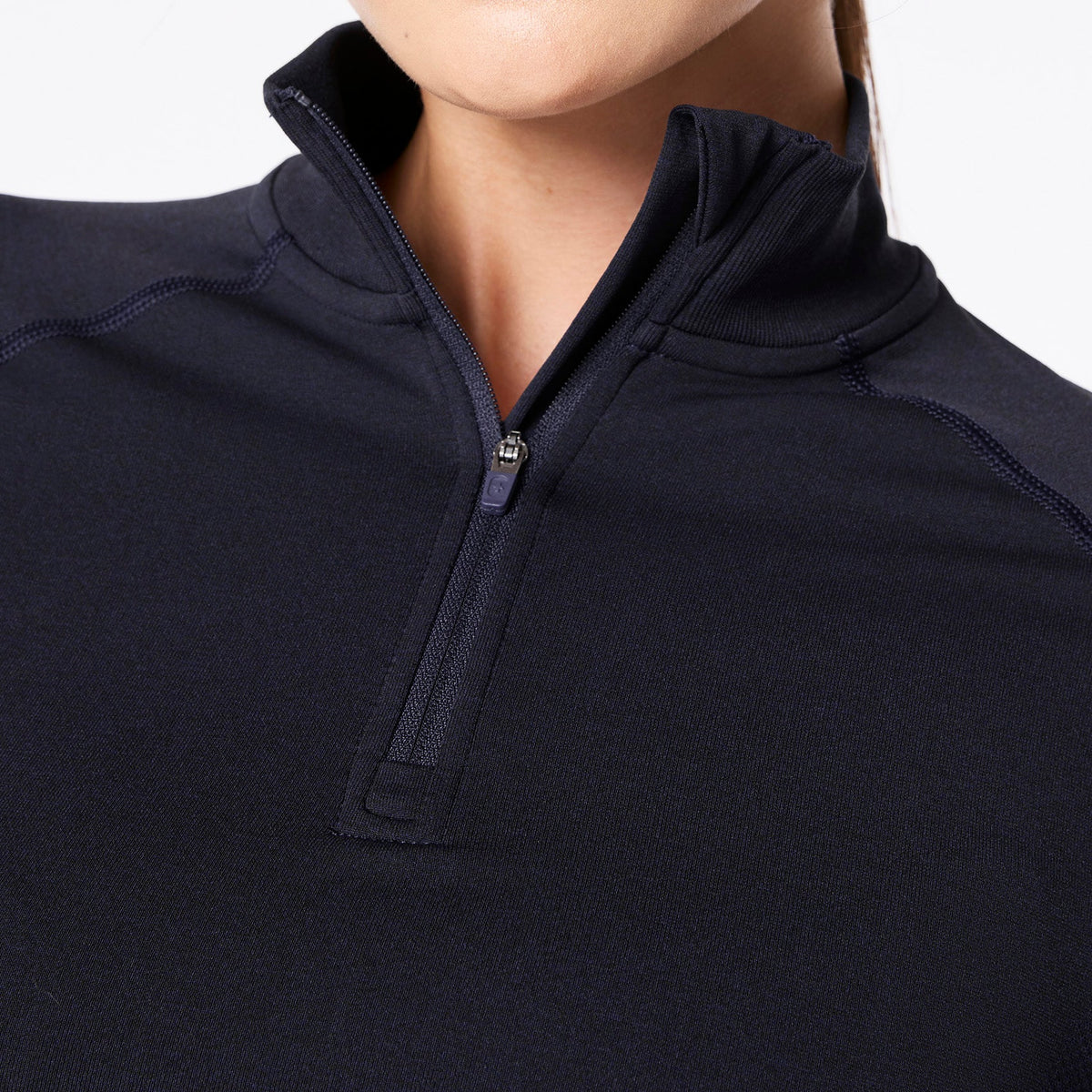 Salta ¼ Zip Long-Sleeve Underscrub - Navy