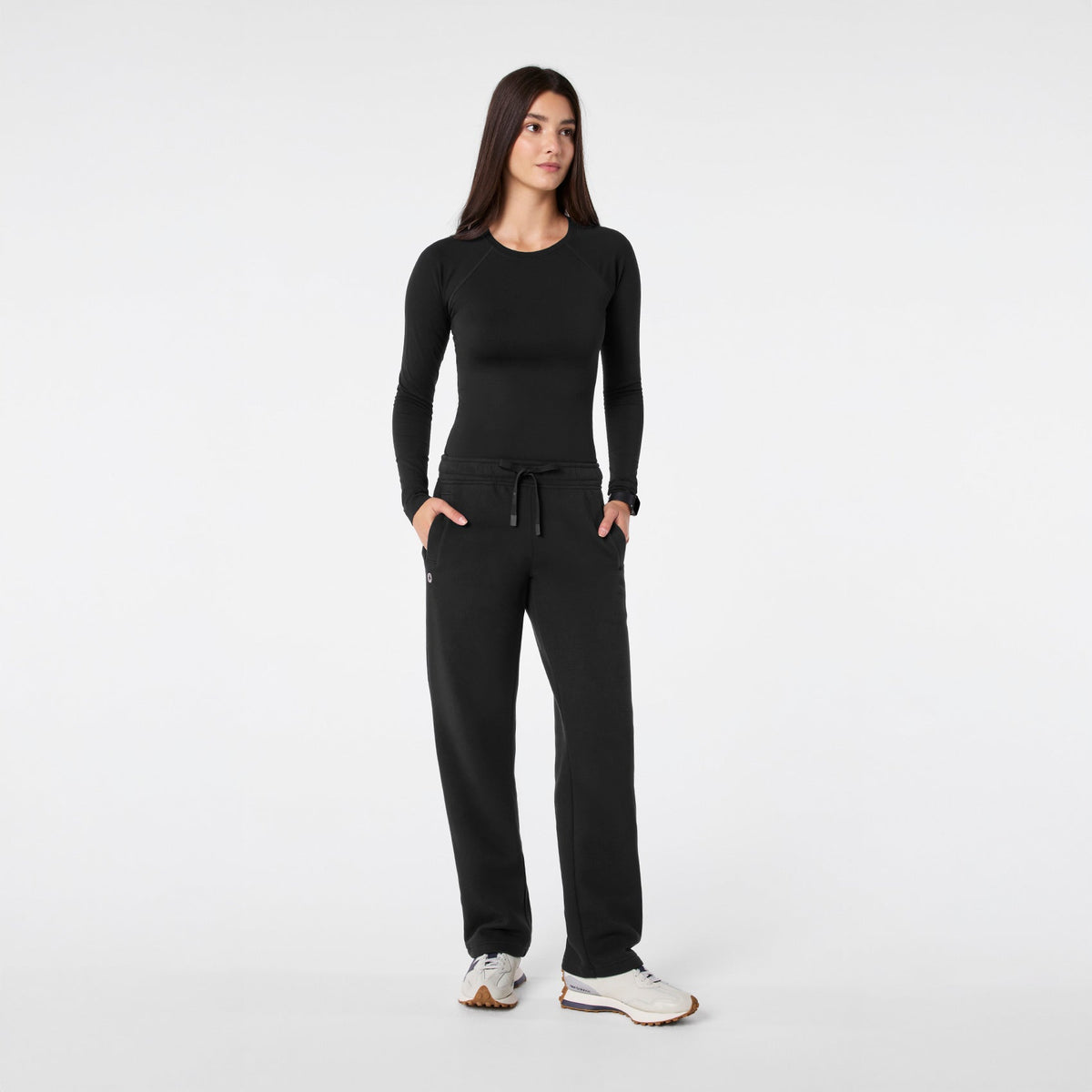 Off-Shift Straight-Leg Sweatpants™ - Black