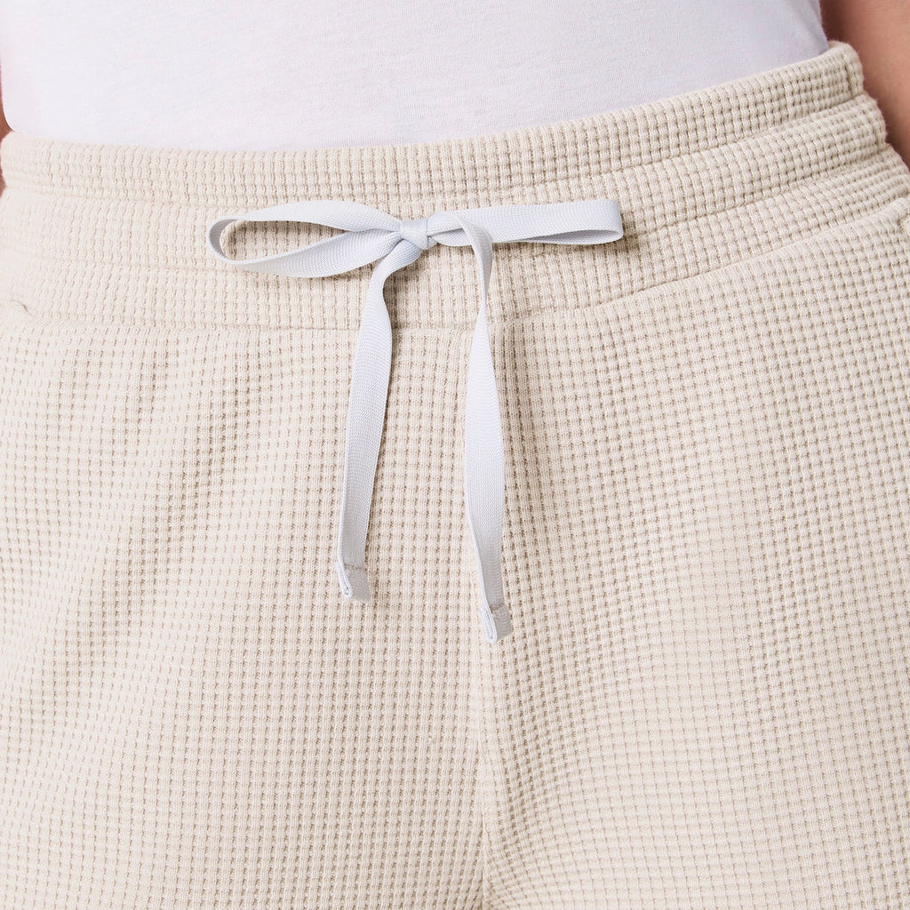 Off-Shift Waffle Shorts™ - Bone