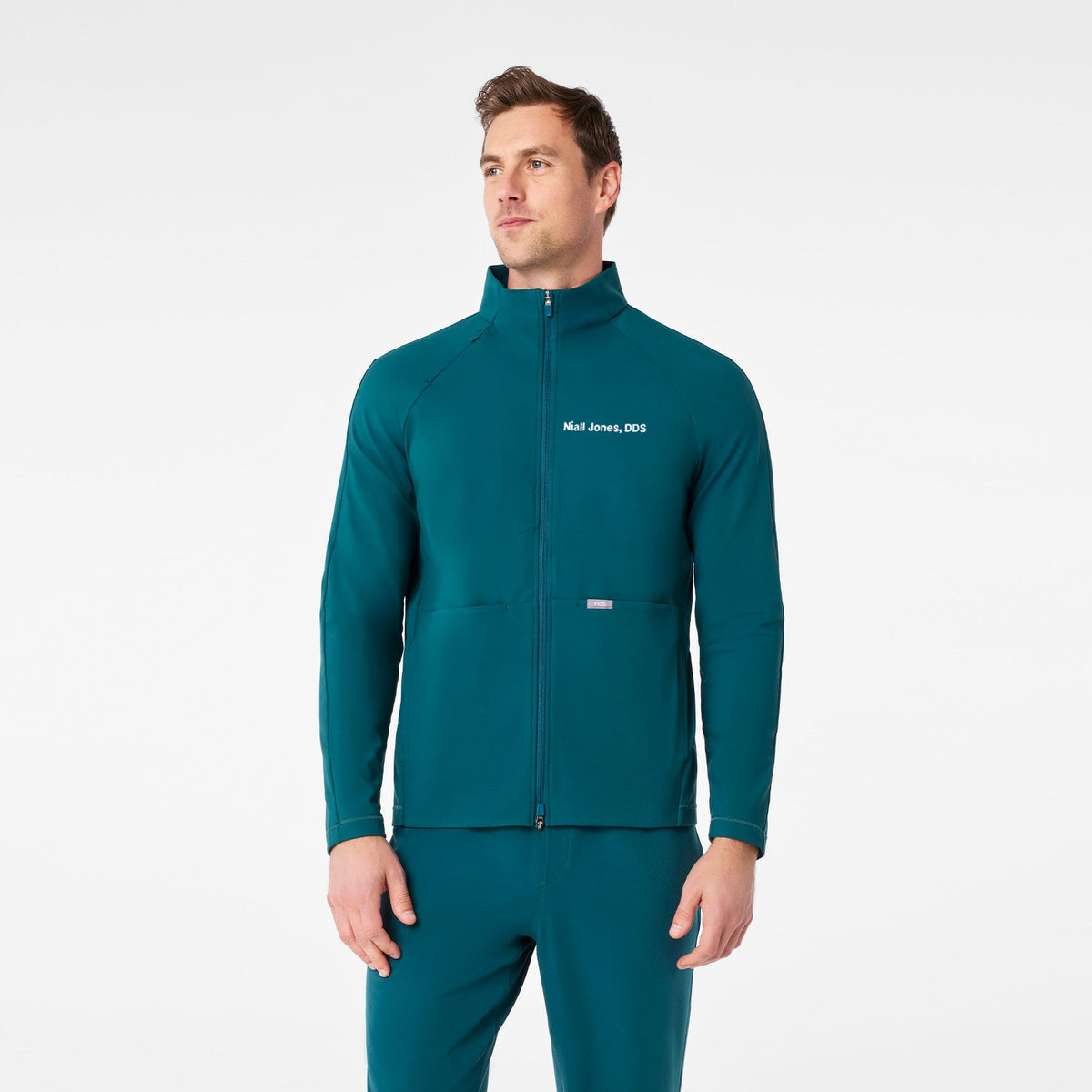 ContourKnit Scrub Jacket™ - Caribbean Blue