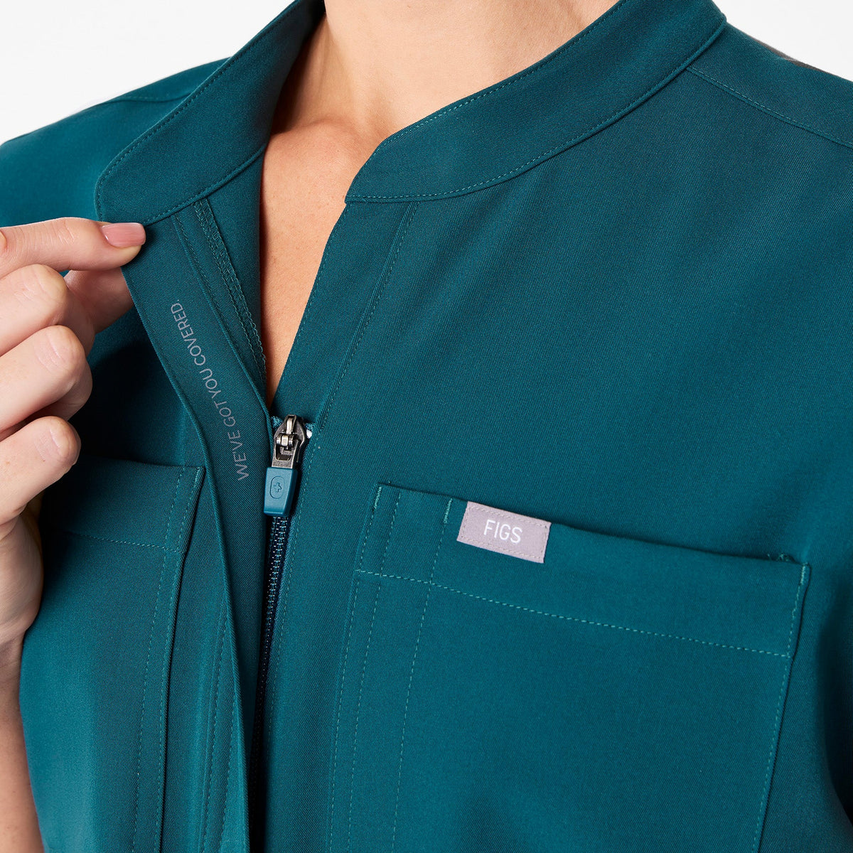 Rafaela Jogger ScrubJumpsuit™ - Caribbean Blue
