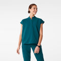 Rafaela Oversized Scrub Top™ - Caribbean Blue