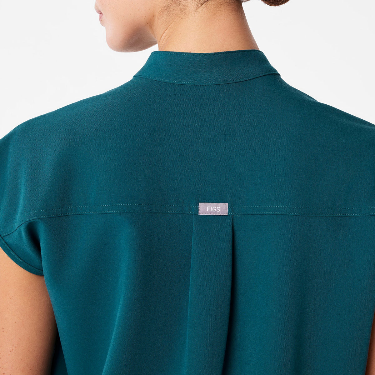 Rafaela Oversized Scrub Top™ - Caribbean Blue
