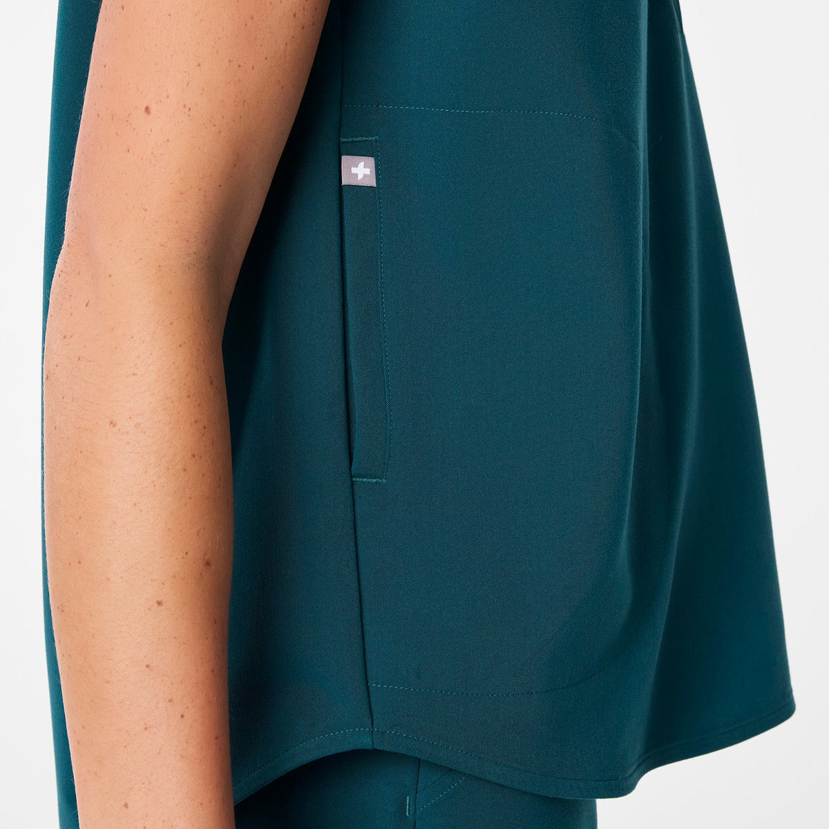 Rafaela Oversized Scrub Top™ - Caribbean Blue