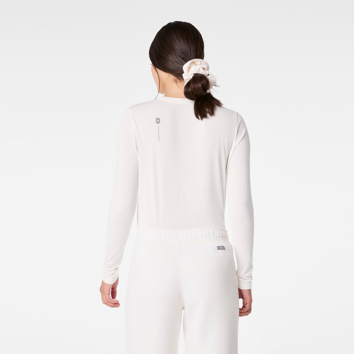 Tis The Season Long-Sleeve Underscrub - Off White