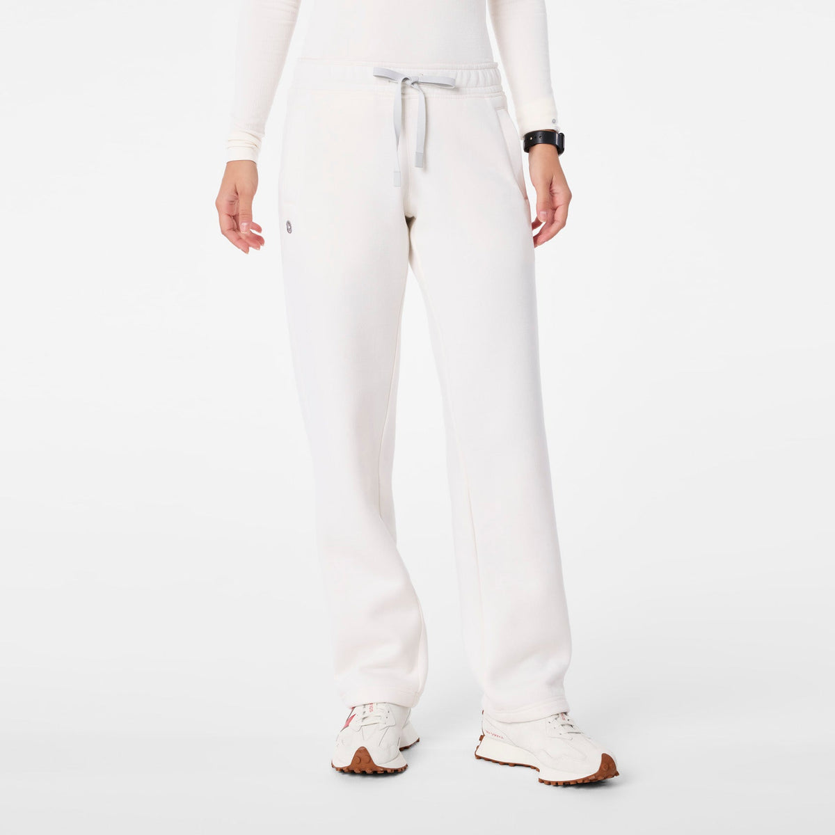 Off-Shift Straight-Leg Sweatpants™ - Off White