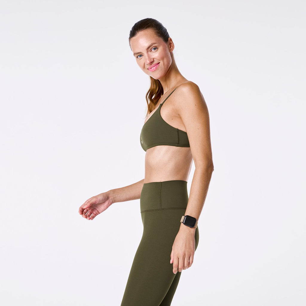 FIGS | SET ACTIVE Breathe Base Bra® - Spruce