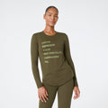 Fall Brews Long-Sleeve Underscrub - Spruce