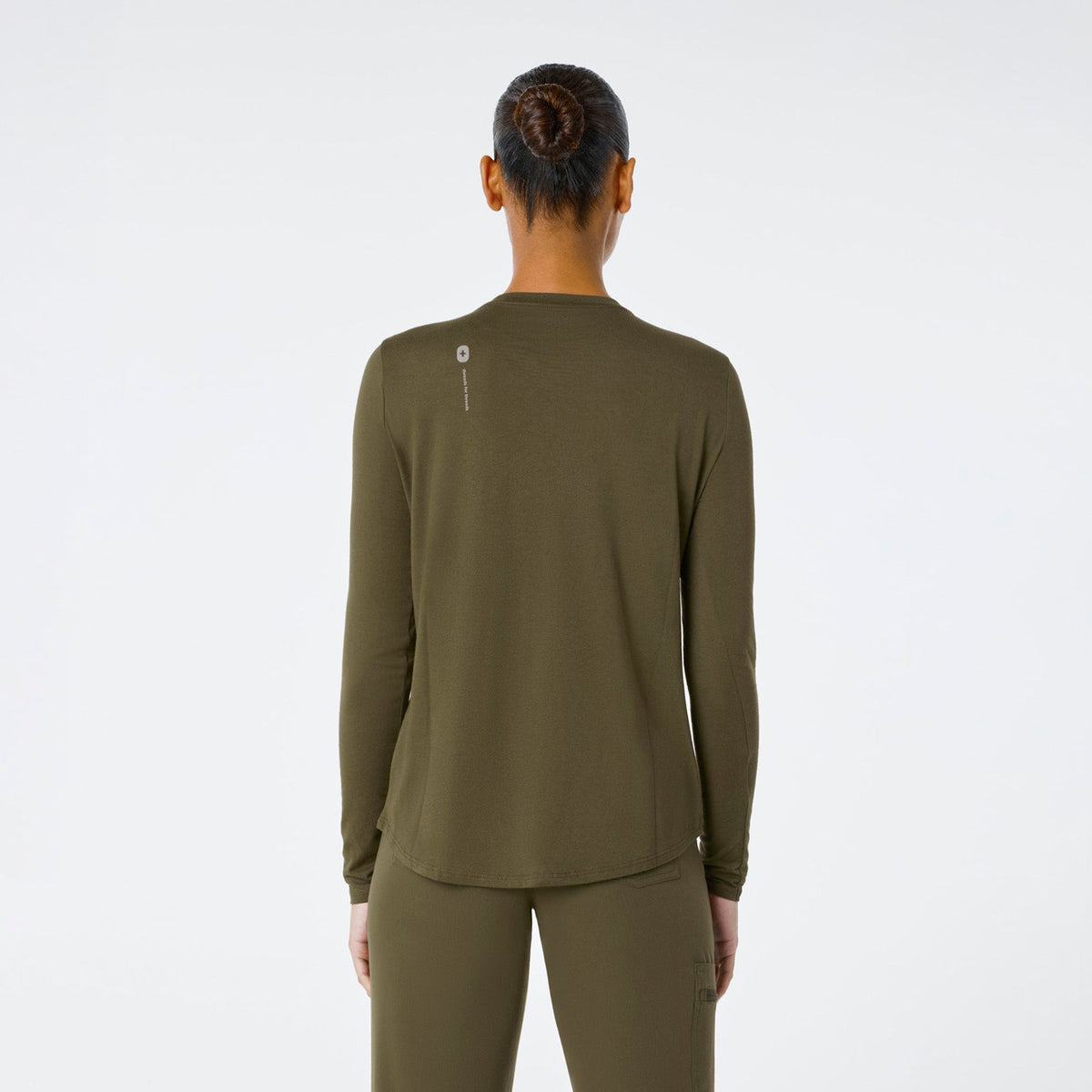 Fall Brews Long-Sleeve Underscrub - Spruce