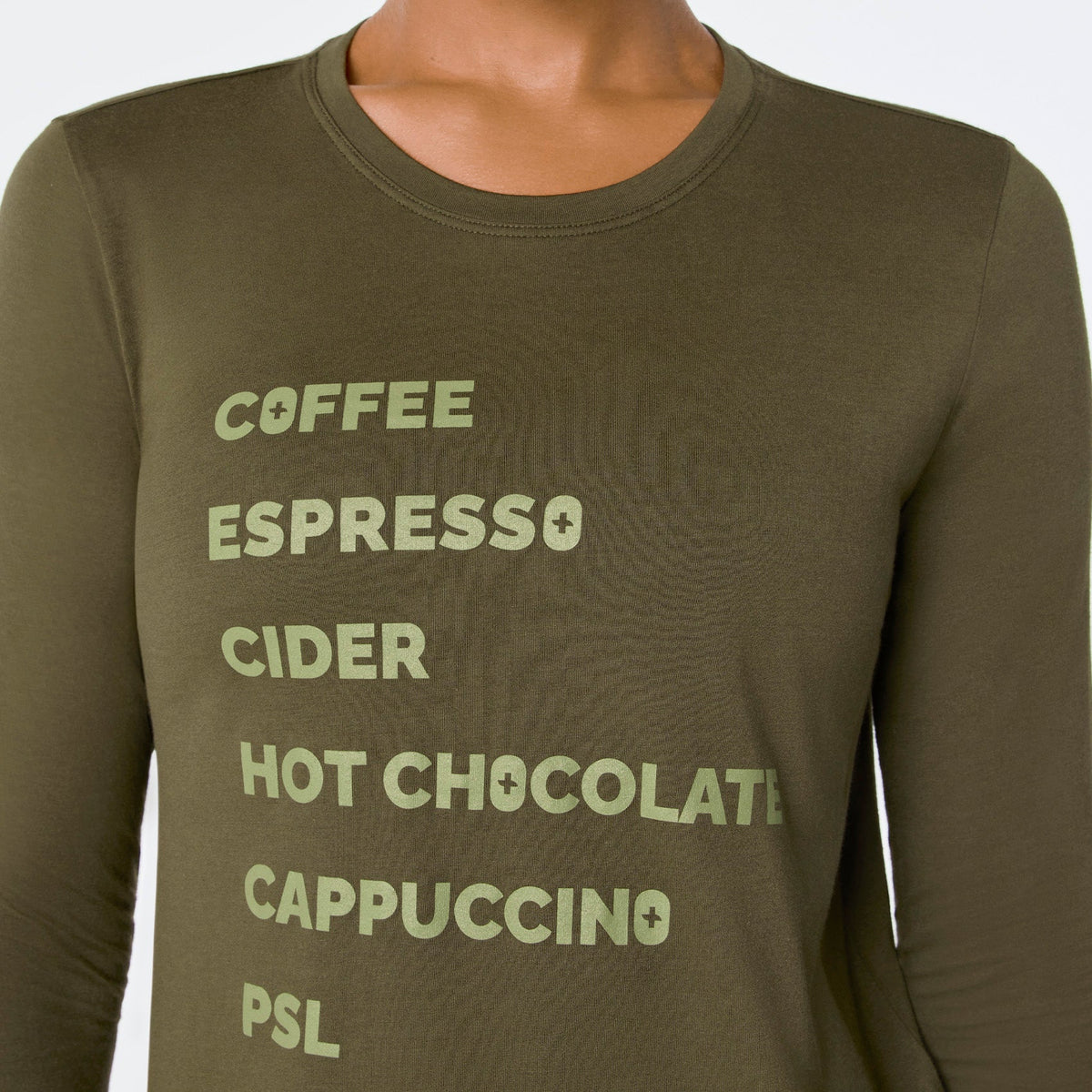 Fall Brews Long-Sleeve Underscrub - Spruce
