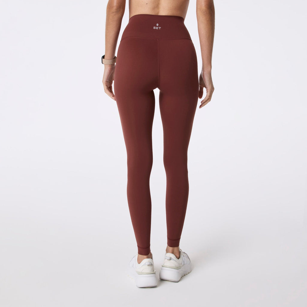 FIGS | SET ACTIVE Breathe High-Rise Leggings® - Walnut
