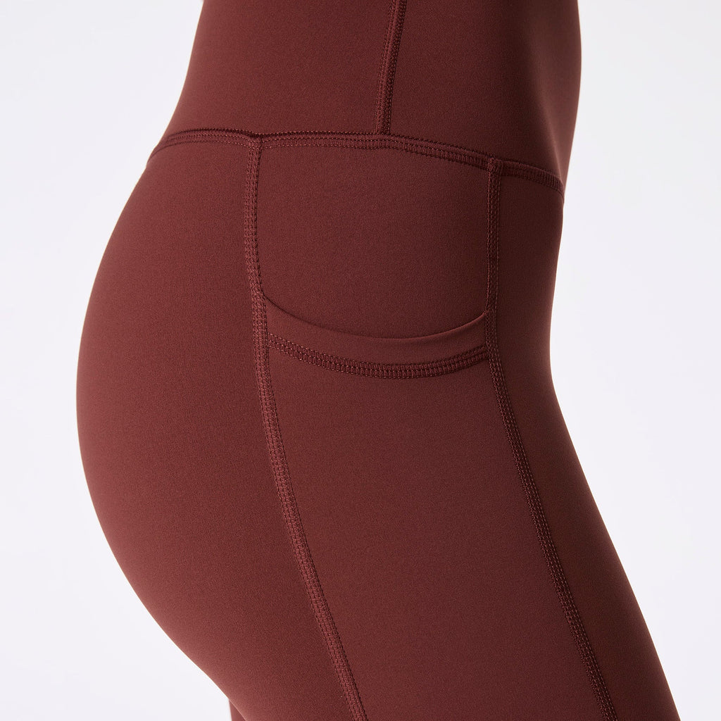 FIGS | SET ACTIVE Breathe High-Rise Pocket Leggings® - Walnut