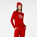 All I Want For Christmas Long-Sleeve Underscrub - Winning Red