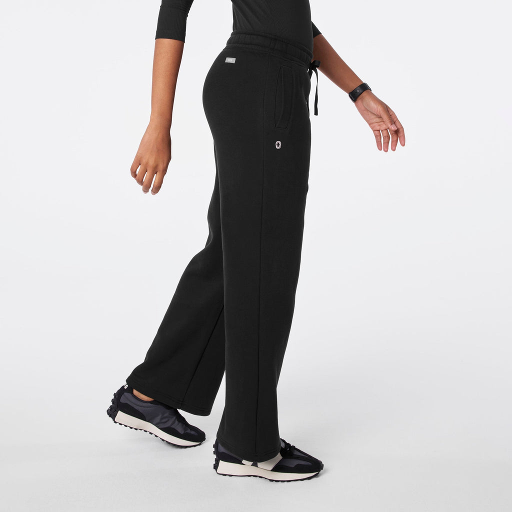 Off-Shift Wide-Leg Sweatpants™ - Black