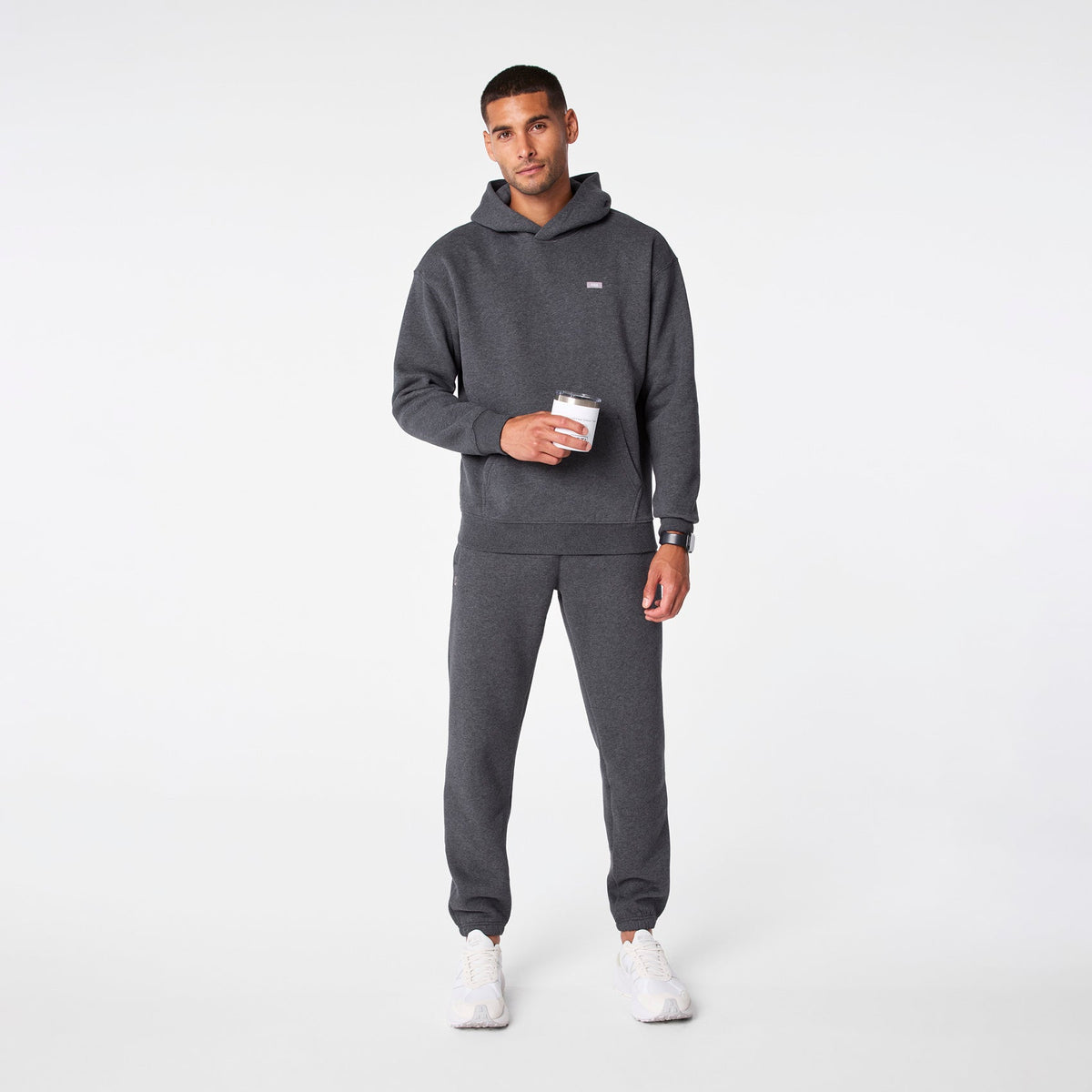Off-Shift Hoodie Sweatshirt™ - Charcoal Heather Grey