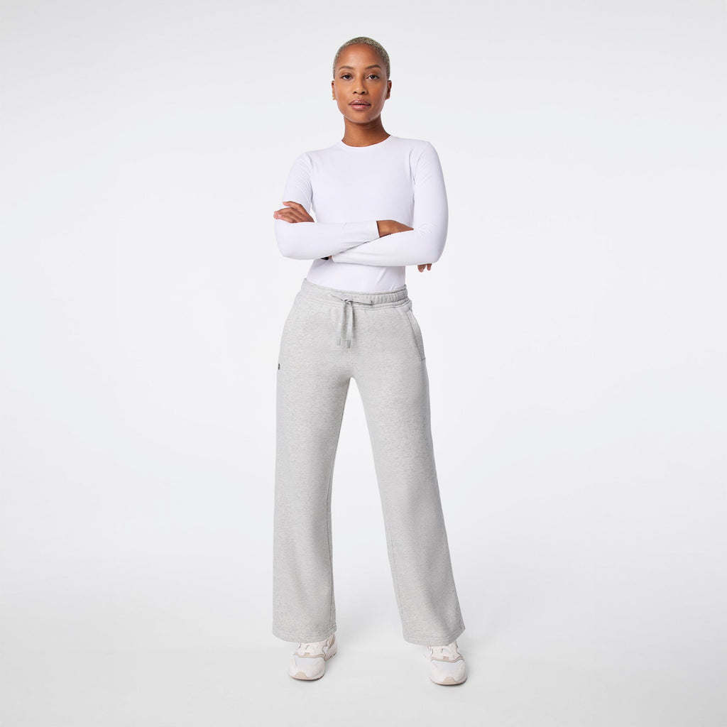 Off-Shift Wide-Leg Sweatpants™ - Heather Grey