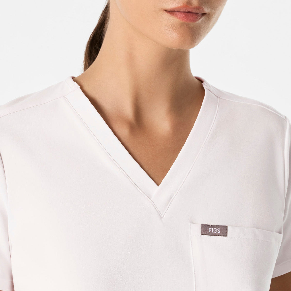 Catarina Scrub Top™ - Off White
