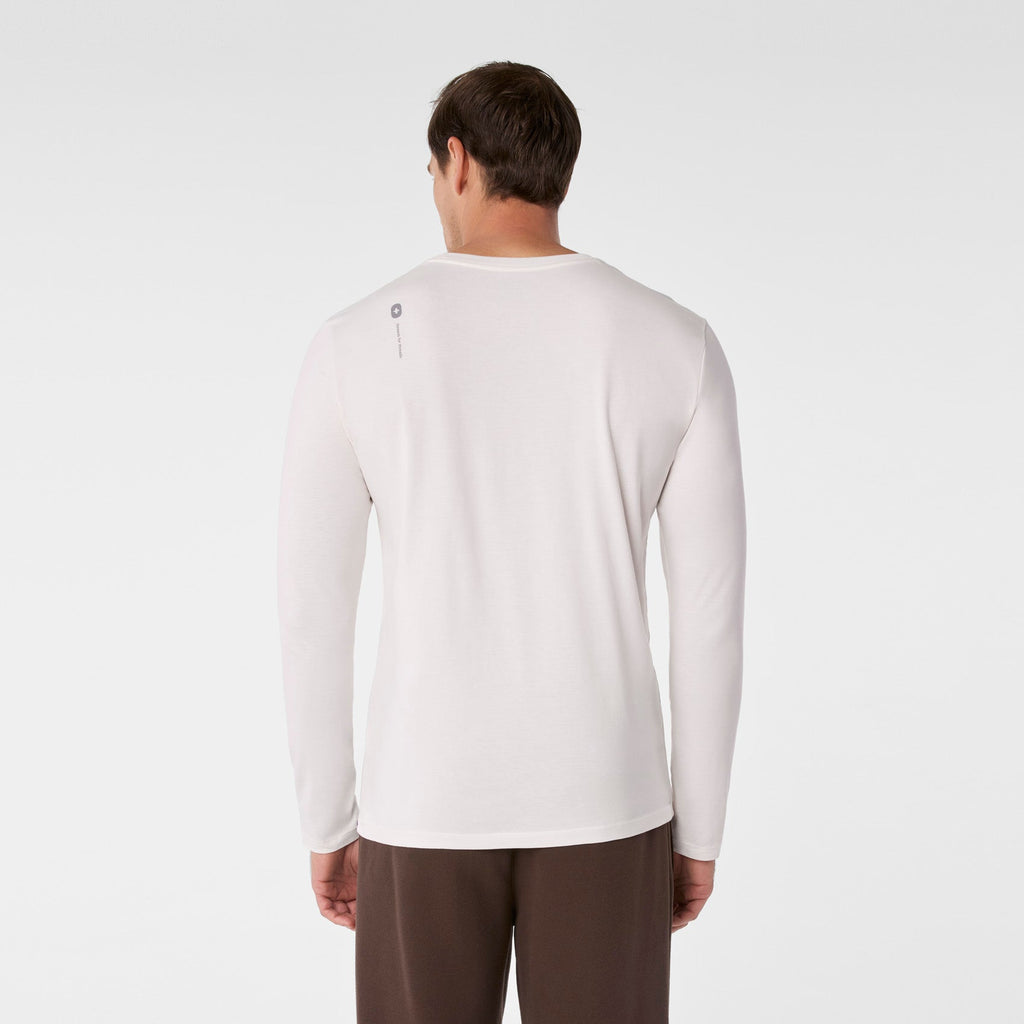 Tis The Season Long-Sleeve Underscrub - Off White