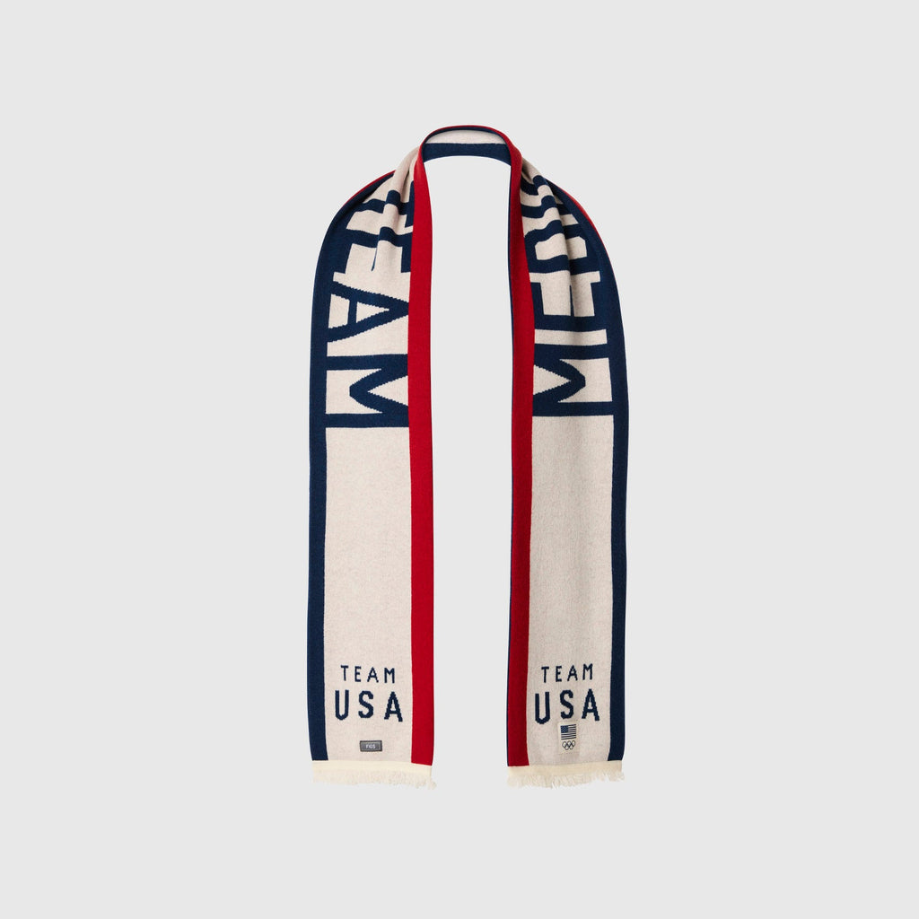 FIGS x Team USA Knit Scarf - Off White