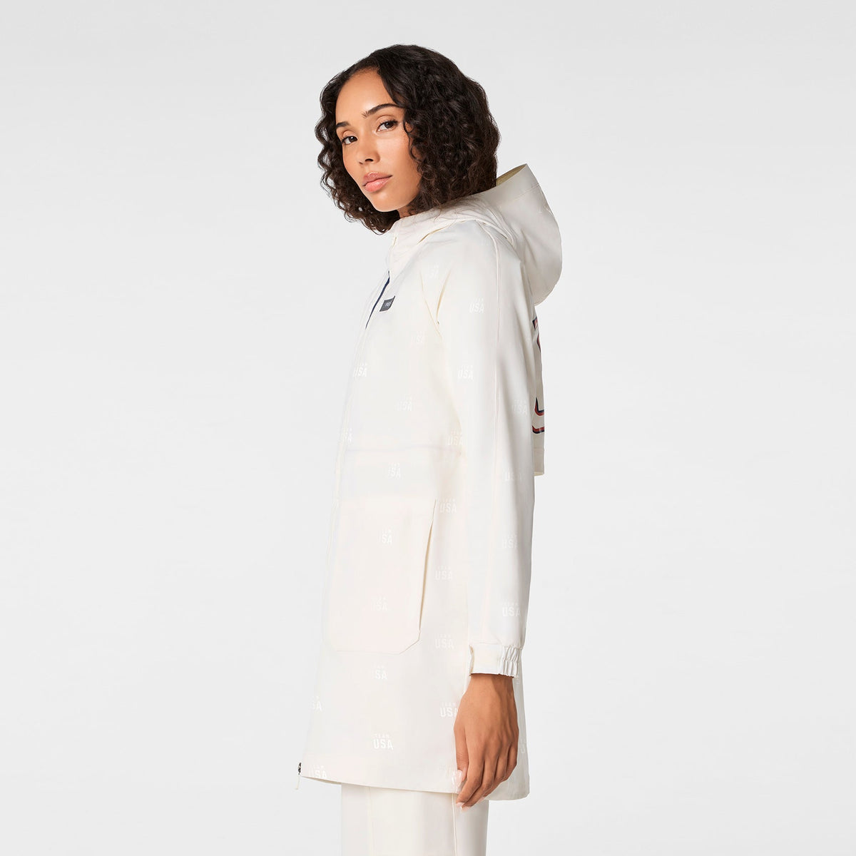 FIGS x Team USA On-Shift Stadium Jacket™ - Off White
