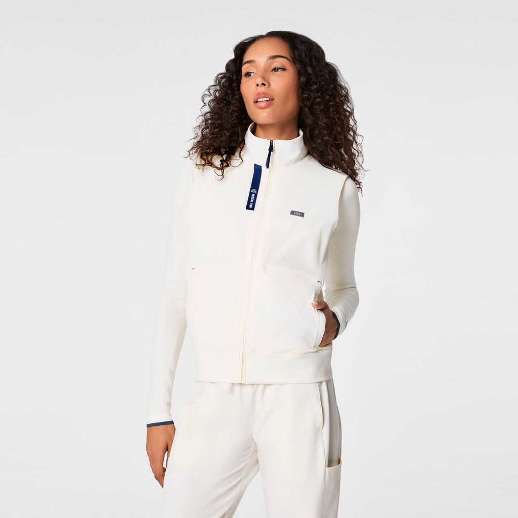FIGS x Team USA Float Bomber Vest™ - Off White