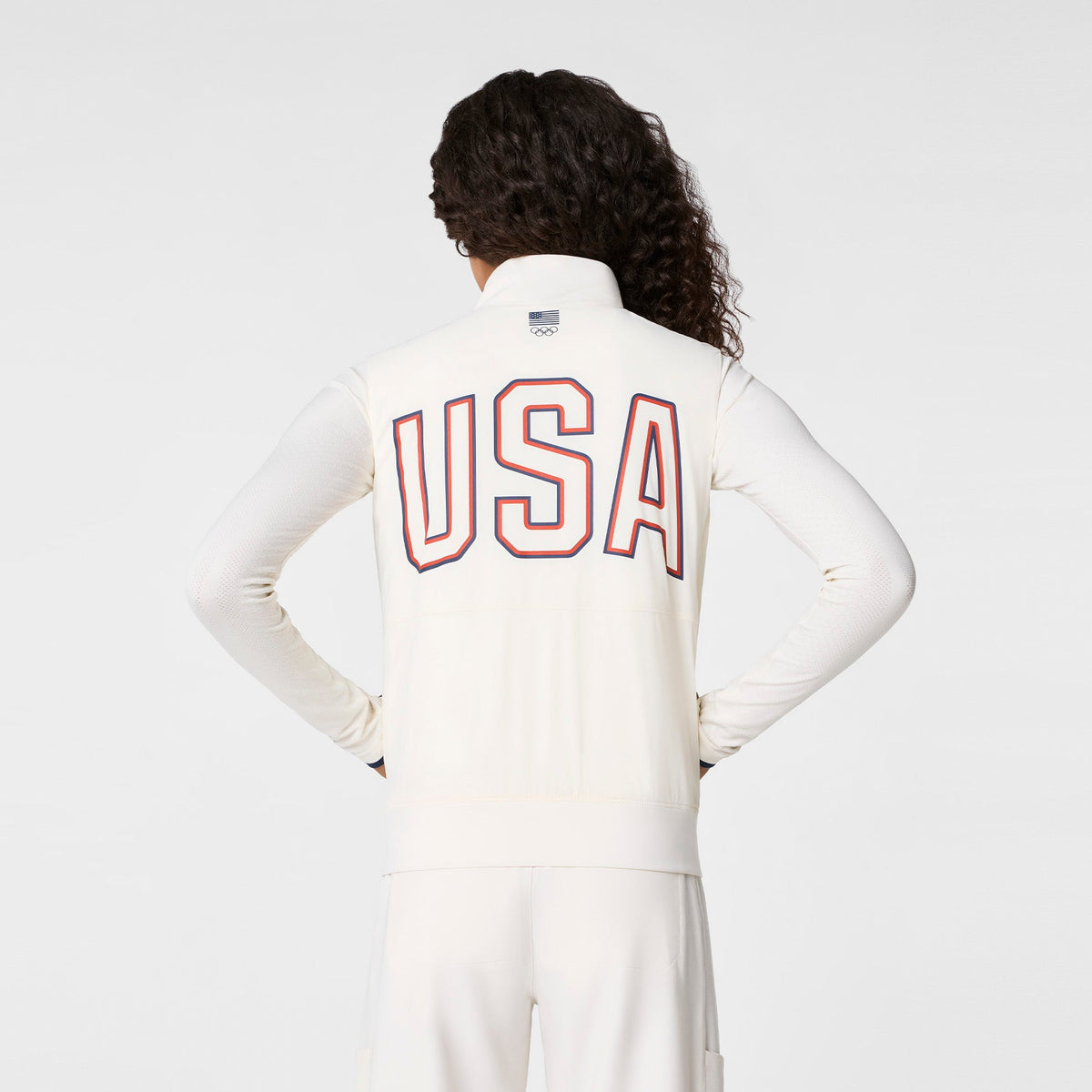 FIGS x Team USA Float Bomber Vest™ - Off White
