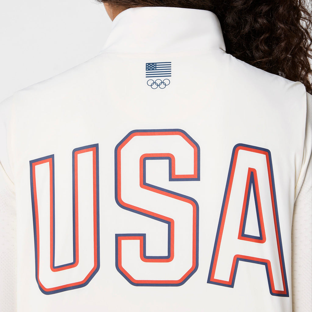FIGS x Team USA Float Bomber Vest™ - Off White