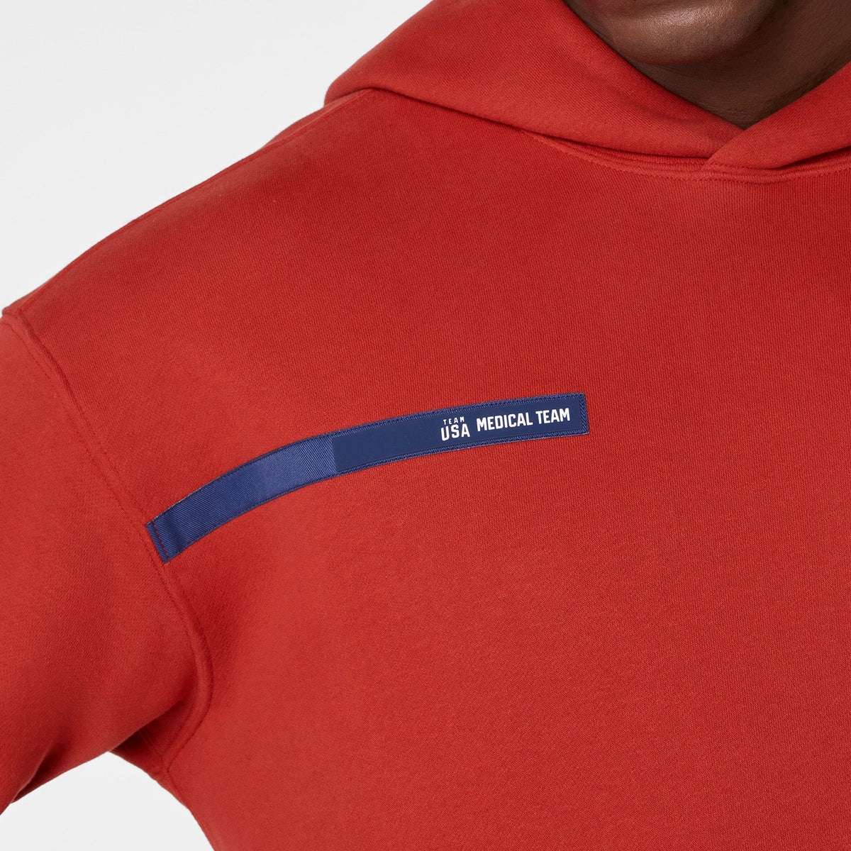 FIGS x Team USA Hoodie Sweatshirt - Team USA Red