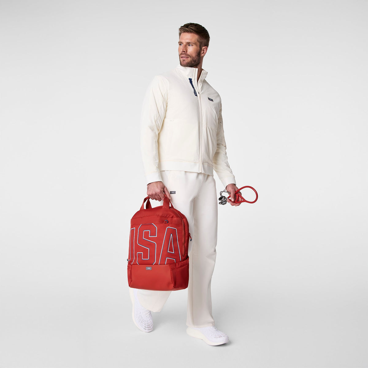 FIGS x Team USA Backpack - Team USA Red