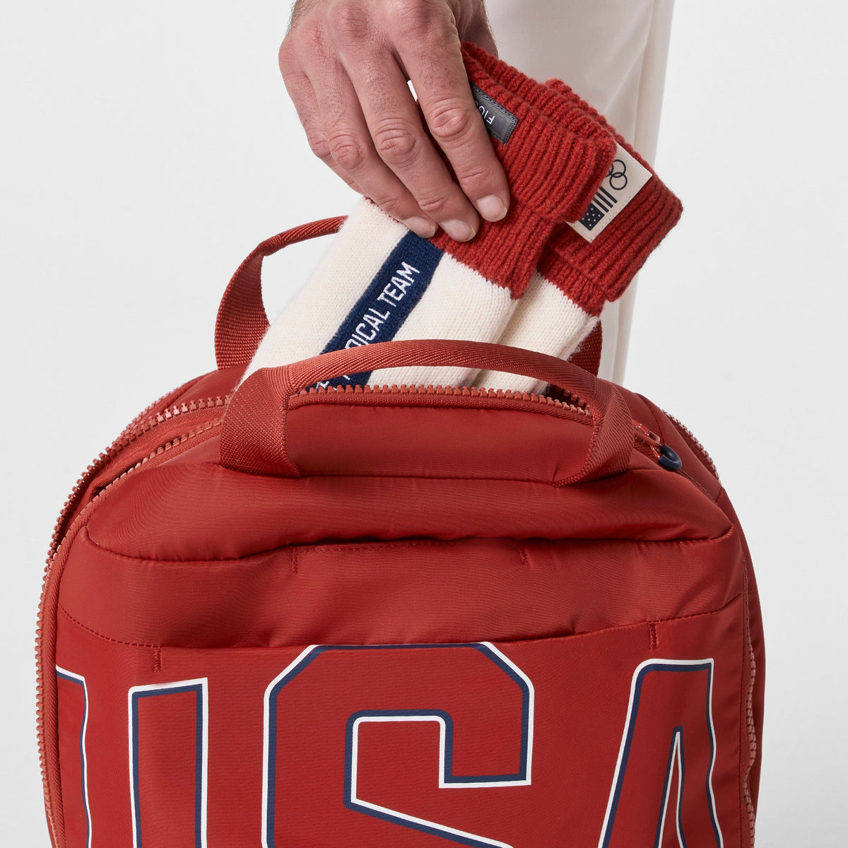 FIGS x Team USA Backpack - Team USA Red