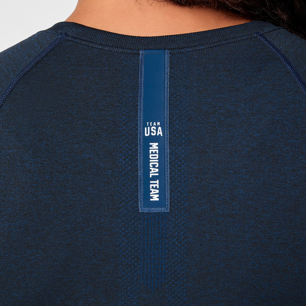 FIGS x Team USA Salta Long-Sleeve Underscrub - Team USA Blue