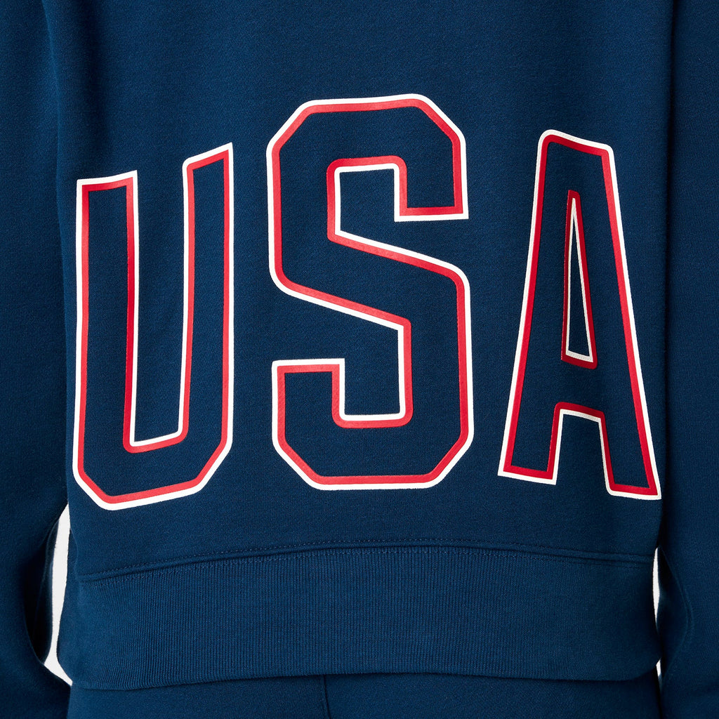 FIGS x Team USA Crewneck Sweatshirt - Team USA Blue