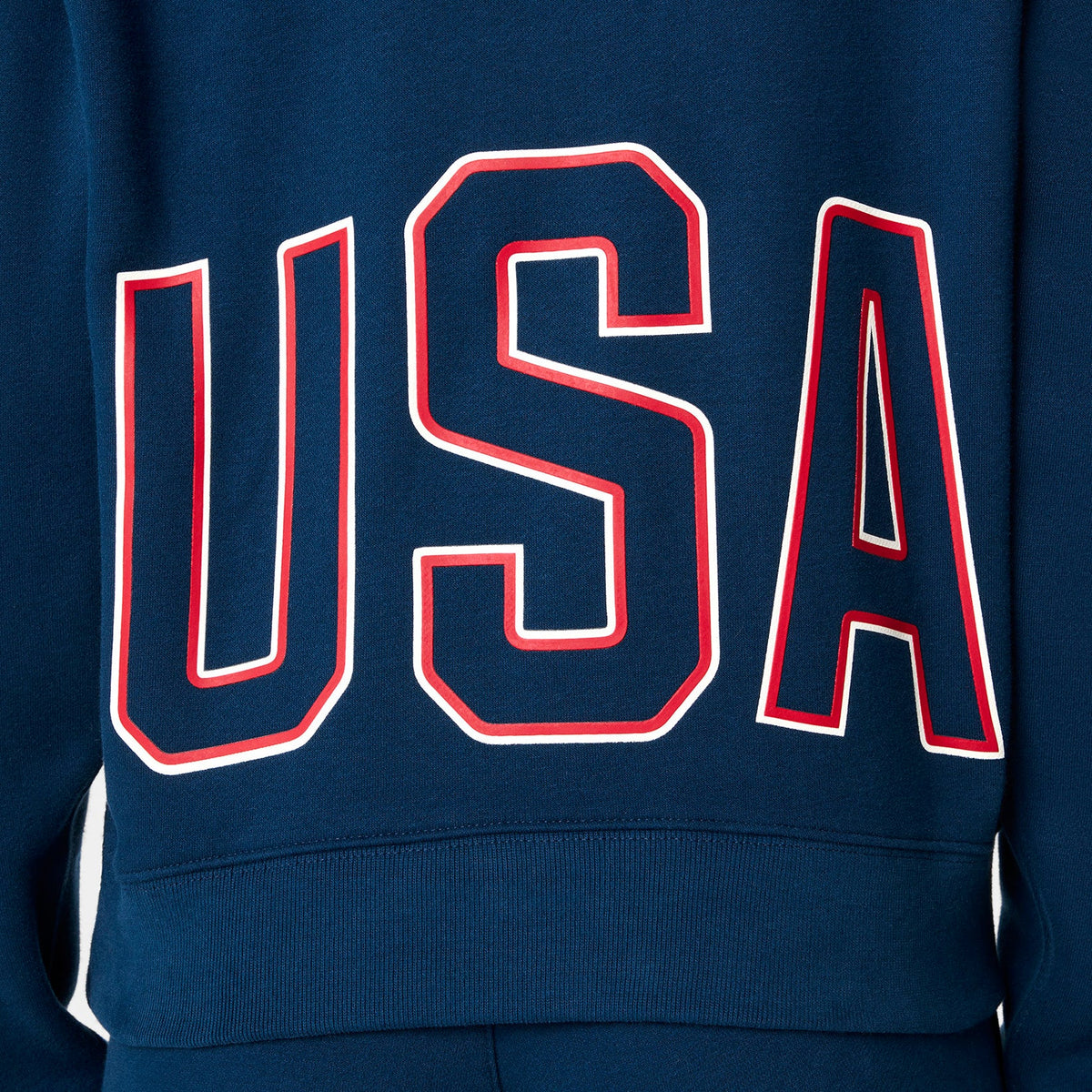 FIGS x Team USA Crewneck Sweatshirt - Team USA Blue