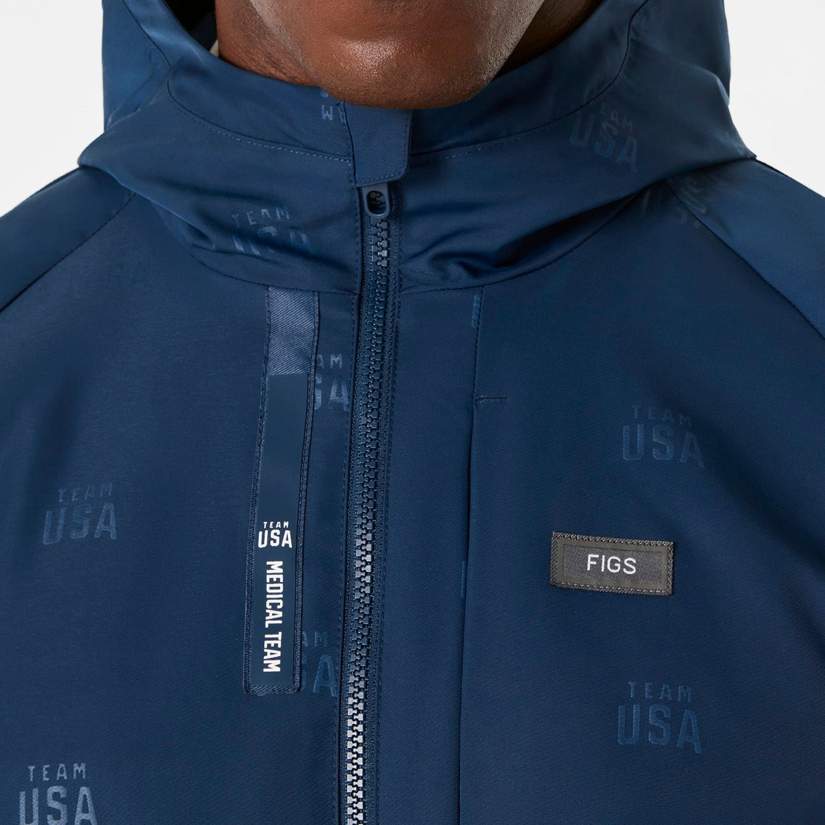 FIGS x Team USA On-Shift Stadium Jacket™ - Team USA Blue