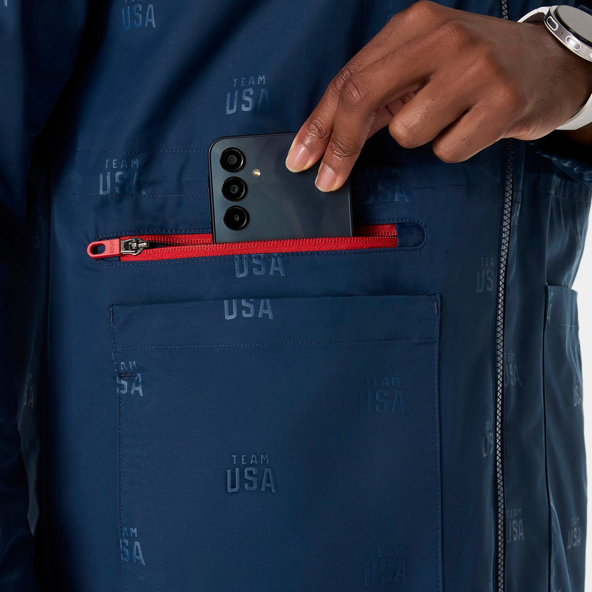 FIGS x Team USA On-Shift Stadium Jacket™ - Team USA Blue