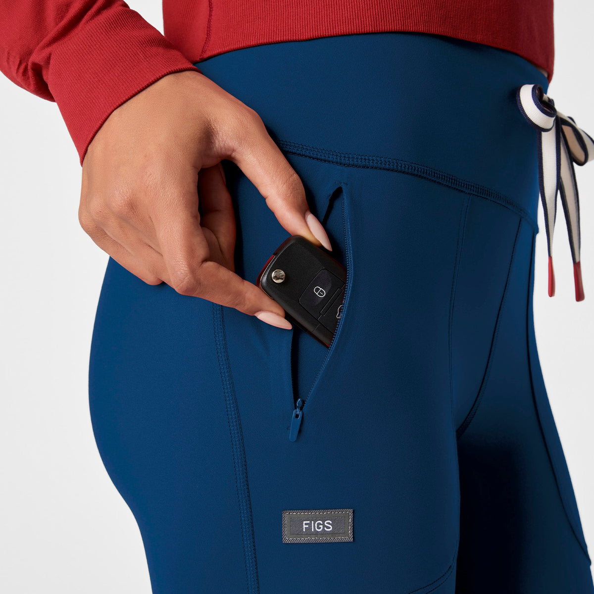 FIGS x Team USA ScrubLegging™ - Team USA Blue