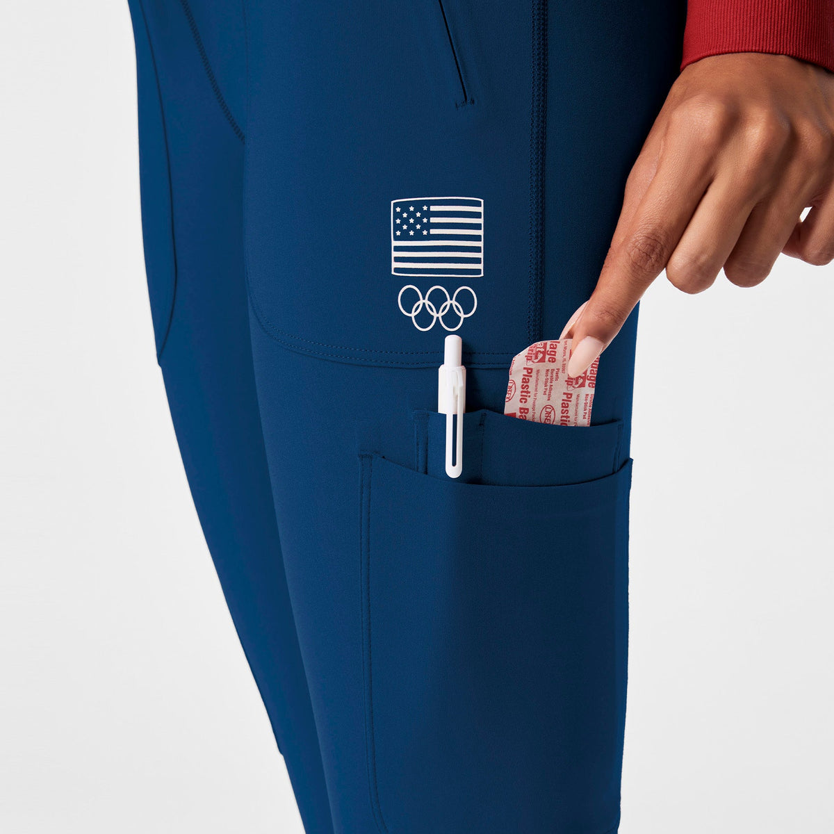FIGS x Team USA ScrubLegging™ - Team USA Blue